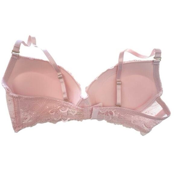 New Jessica Simpson Light Pink Lace Bra 38C - Picture 2 of 4